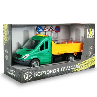 Игрушка Бортовой грузовик KID ROCKS AB-2123-1