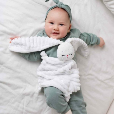 Игрушка комфортер Зайка Банни Кристальная вода Мякиши 770 04