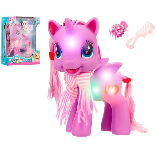 Игрушка Единорог Зоомагазин свет звук Girl's Club IT109871 фото 4