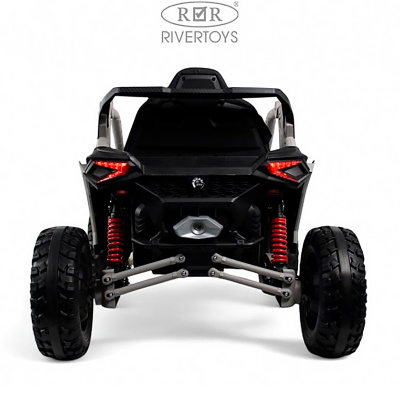 Детский электромобиль RiverToys Z707ZZ серый