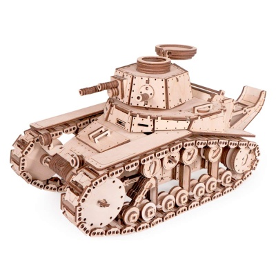 Конструктор деревянный Танк МС1 597 деталей Lemmo 0025 4
