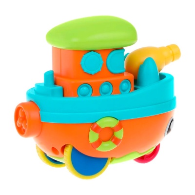 Игрушка каталка инерционная Кораблик Жирафики 939944 2 Игрушка каталка инерционная Кораблик Жирафики 939944 2