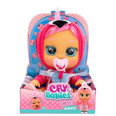 Интерактивная кукла Cry Babies Dressy Фэнси IMC Toys 40886