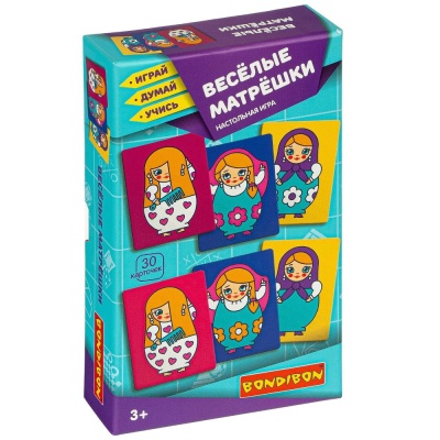 Настольная игра Весёлые матрёшки Bondibon ВВ3913 02