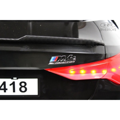 Детский электромобиль BMW M4 RiverToys A004AA чёрный