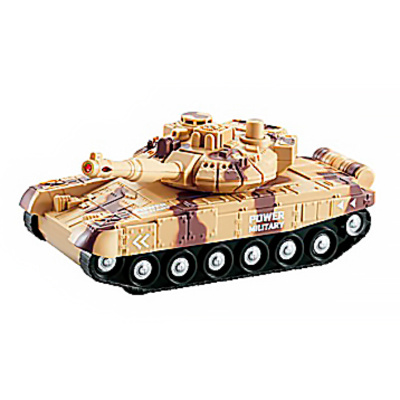 Модель инерционная Танк 20 см свет звук 1000582 2