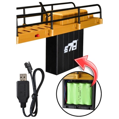 Подъемный кран на радиоуправлении Рыжий кот 1771019 4