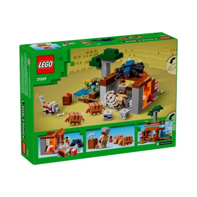 Конструктор Lego Minecraft 21269 Экспедиция на рудник Броненосец