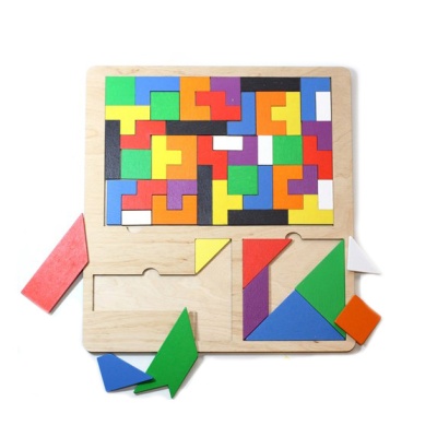 Пазл деревянный TetrisWood Танграм T Танграм Десятое королевство 00796 1