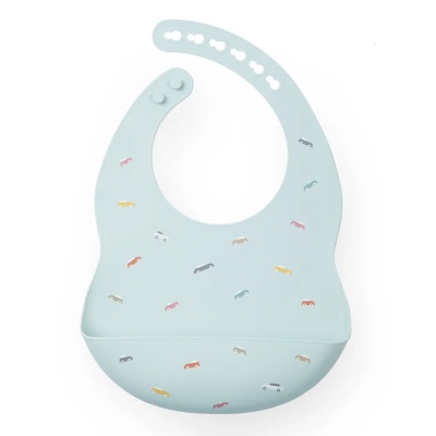 Фартук нагрудный силиконовый Машинки Happy Baby 16017-1