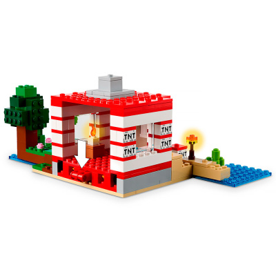 Конструктор Lego Minecraft 21275 Дом в джунглях TNT 2
