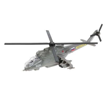 Игрушка металлическая Вертолет МИ-24 15см Технопарк SB-16-58-1WB