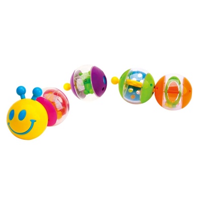 Погремушка Звонкий червячок Mioshi TY9070