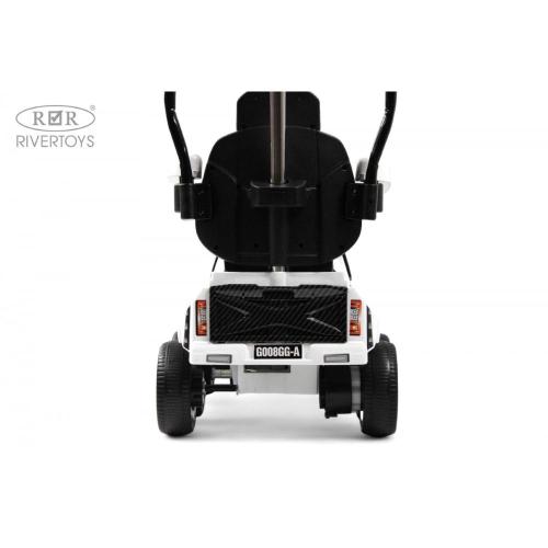 Детский электромобиль RiverToys G008GG-A белый фото 17