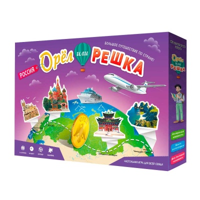 Настольная игра Орёл или решка Россия Серия Чудеса планеты Геодом 4