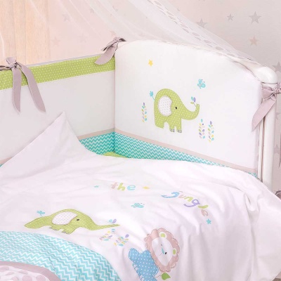 Комплект постельных принадлежностей для детей Джунгли 7 предметов Perina ДЖ7-01.1 05