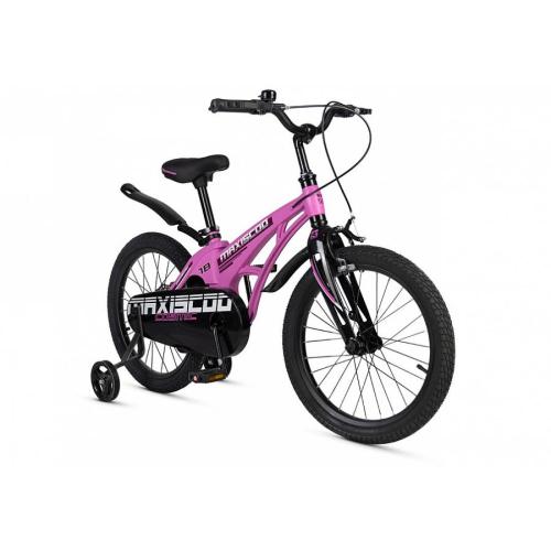 Велосипед детский Maxiscoo Cosmic Стандарт 18 MSC-C1843 розовый матовый фото 2