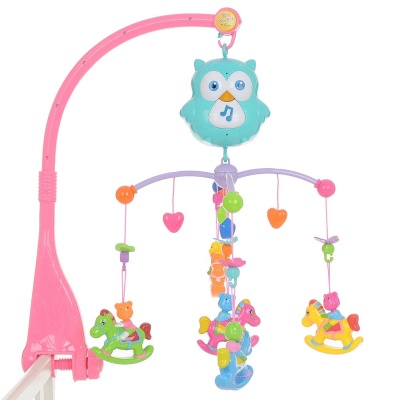 Музыкальный мобиль Рыбки и Сова Баюшка HL2018-41R Музыкальный мобиль Рыбки и Сова Баюшка HL2018-41R