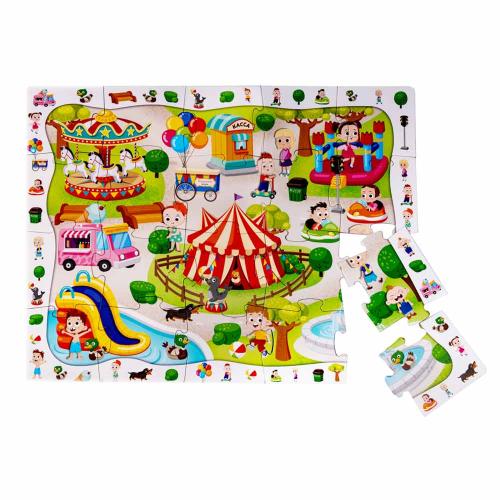 Пазлы MAXI Baby Toys В парке 20 эл Десятое Королевство 04812 фото 6