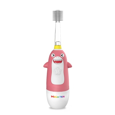 Детская электрическая зубная щетка Акулёнок Mega Ten kids sonic 121-MKS920 1