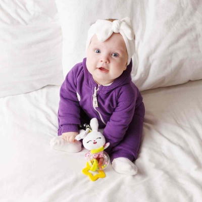 Подвесная игрушка погремушка Зайка Банни Мякиши 683