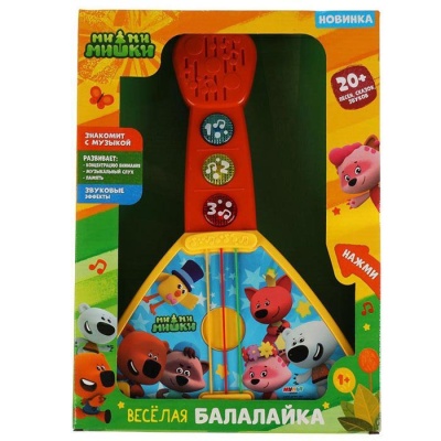 Игрушка развивающая Балалайка Ми-ми-мишки Умка HT572-R