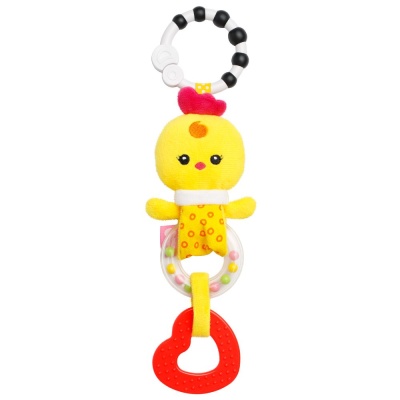 Подвесная игрушка погремушка Цыплёнок Бро Мякиши 696 Подвесная игрушка погремушка Цыплёнок Бро Мякиши 696