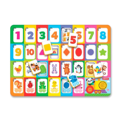 Развивающая игрушка Музыкальные пазлы Мои первые знания Азбукварик