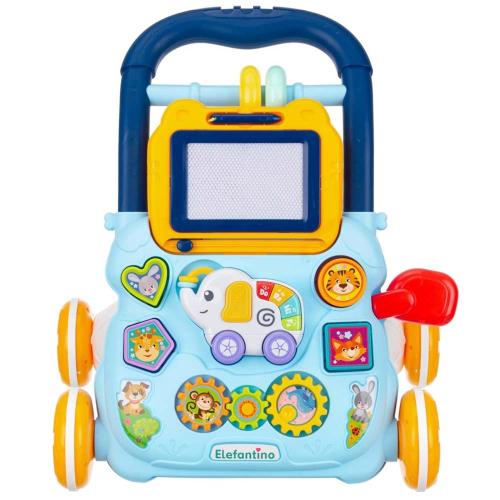 Игровой центр-ходунки Слоник, голубой Elefantino IT108399 фото 2