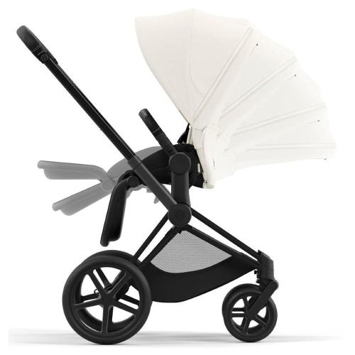 Коляска 2 в 1 Cybex Priam IV Matt Black Off White фото 12