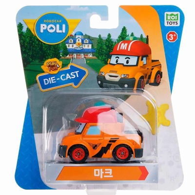 Машинка металлическая Марк Robocar Poli 6 см Silverlit MRT-0604 3