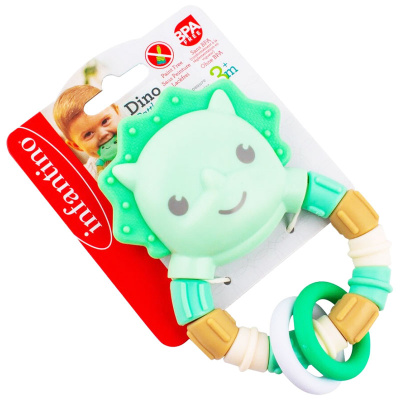 Погремушка-прорезыватель Динозаврик Infantino 316758 2