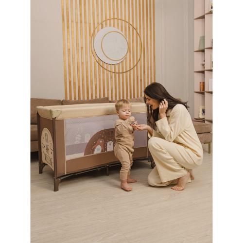 Манеж-кровать Amarobaby Multiform Smile Friends фото 18