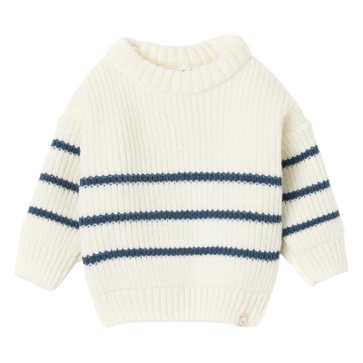 Джемпер вязанный Blueberry Крошка Я 9834255 молочный 01