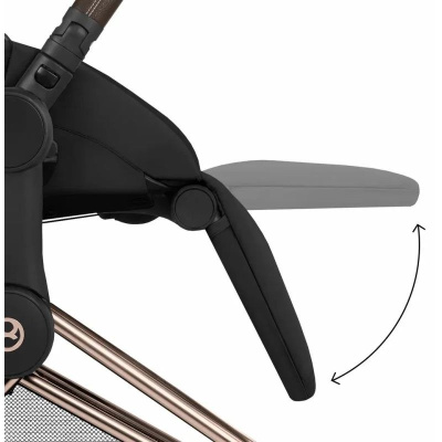 Коляска 2 в 1 Cybex Priam V Style Rosegold Sepia Black