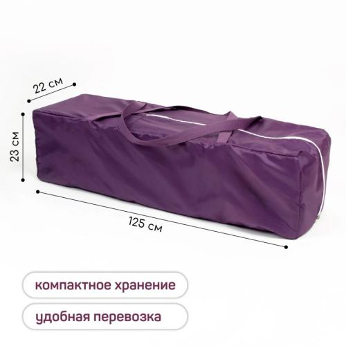Манеж-кровать Amarobaby Multiform Flowers прямоугольный фиолетовый фото 2