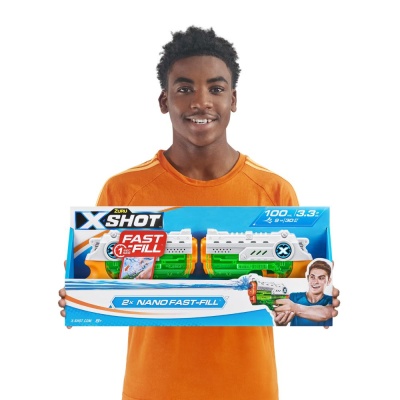 Набор водных бластеров X-Shot Water Nano Fast-Fill 2шт Zuru 56334 03