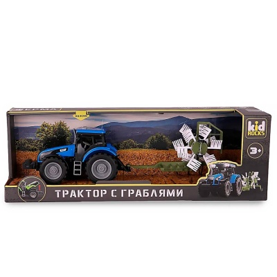 Трактор сельскохозяйственный свет звук Kid Rocks YK-2122 4