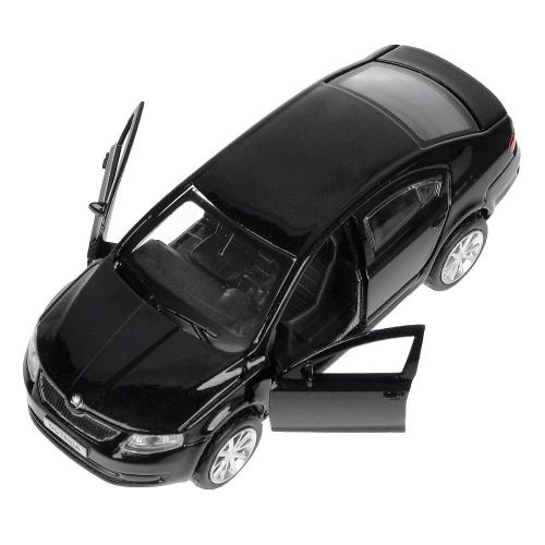 Машина металлическая инерционная Skoda Octavia 12 см Технопарк OCTAVIA-12-BK фото 2