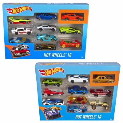 Подарочный набор из 10 машинок Hot Wheels 54886