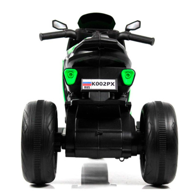 Детский электротрицикл RiverToys K002PX зеленый