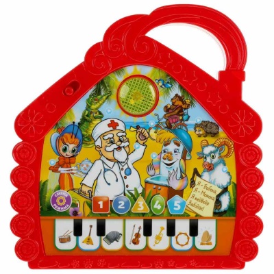 Планшет Музыкальный домик Стихи К. Чуковского Умка HT842-R1 01