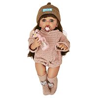 Интерактивная кукла Реборн Малышка в шапочке Yeez Wood JX-298-2