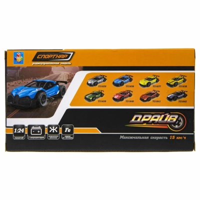 Машинка на радиоуправлении Драйв Спорткар 1Toy Т21635
