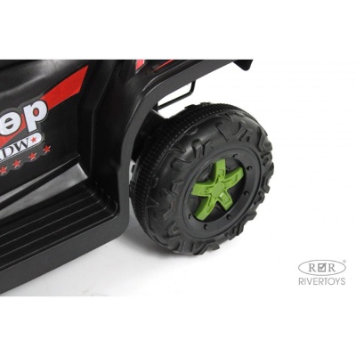 Детский электромобиль RiverToys G003GG зелёный