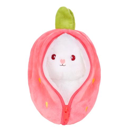 Мягкая Игрушка Зайка в клубнике 20 см Maxi Life MT-RQ-122314-20 фото 2