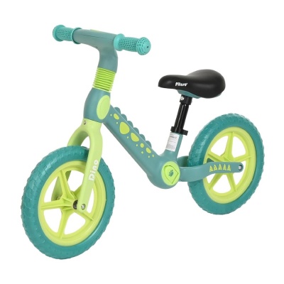Детский беговел Dino Pituso QW-BB001-Green зелёный