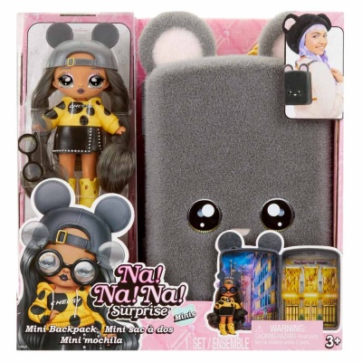 Кукла Сюрприз Мышонок 10 см и игрушка-рюкзак Na! Na! Na! Surprise MGA 42186/592334EUC