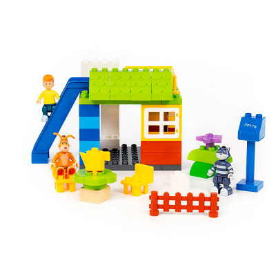 Конструктор Макси Простоквашино Отдых в деревне 46 деталей Полесье 23401 5