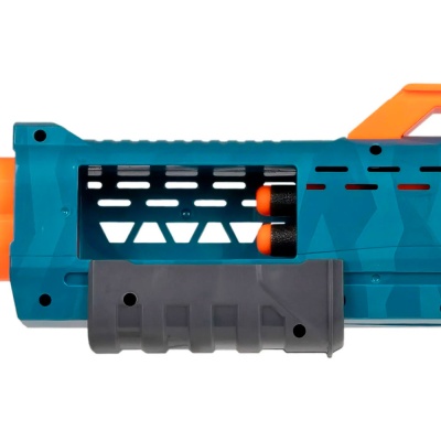 Бластер FunMax M22 механический 2 ствола 10 снарядов 1TOY Т24238 2